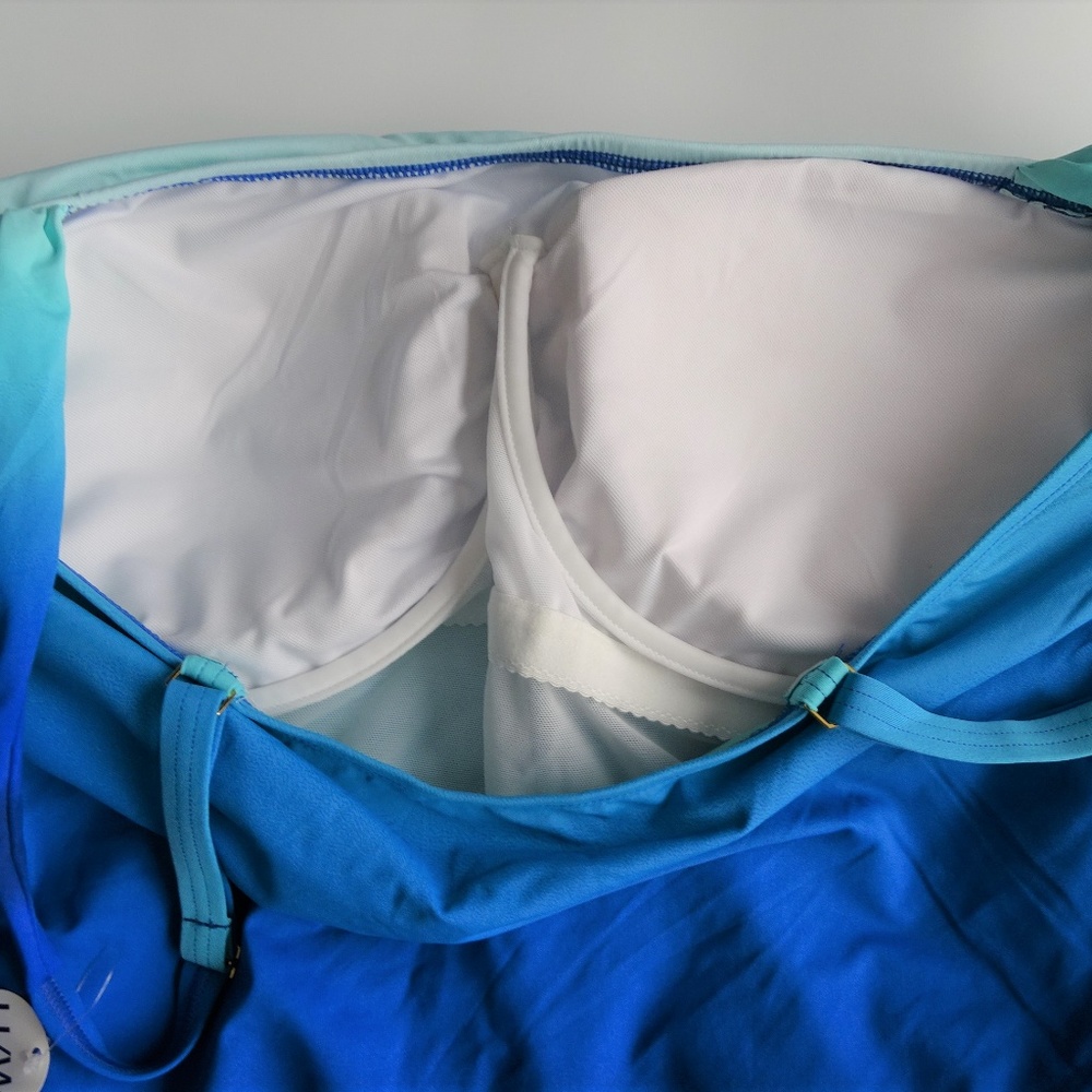 Bleu Rod Beattie NWT Blue Tankini Top - Picture 4 of 4